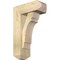 Ekena Millwork Olympic Craftsman Rough Sawn Bracket w/ Offset Brace, Douglas Fir, 6"W x 14"D x 22"H BKT0604X14X22OLY04RDF - alternate 1
